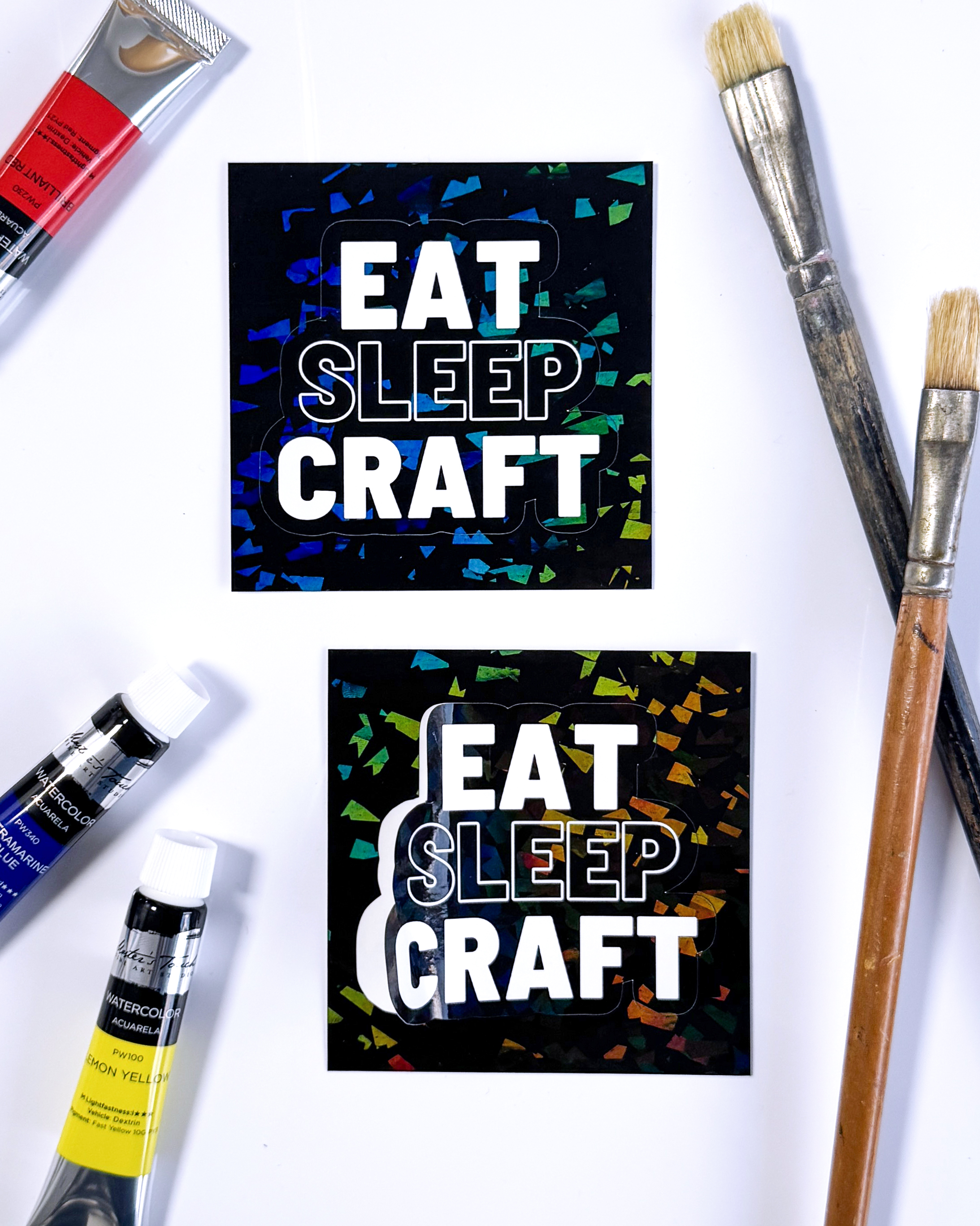 Crystal Holographic Sticker