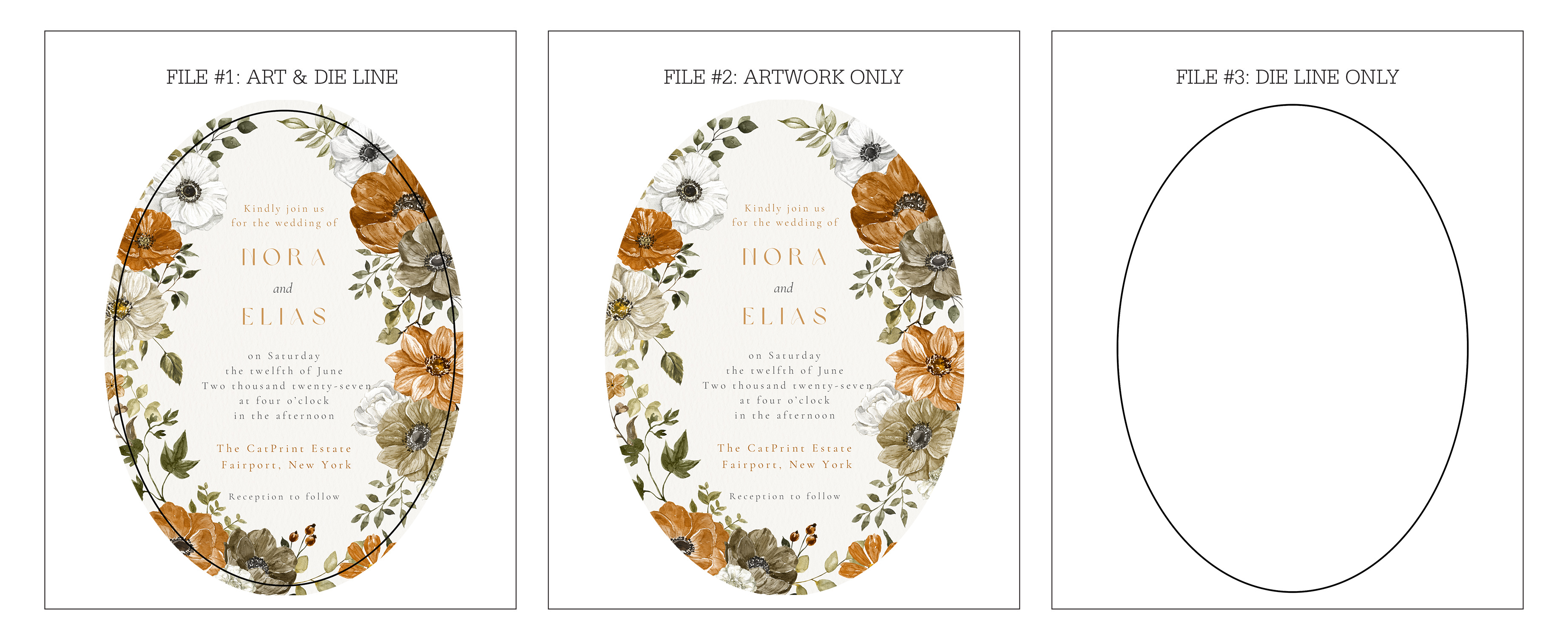 Die-Cut Shape Setup Files